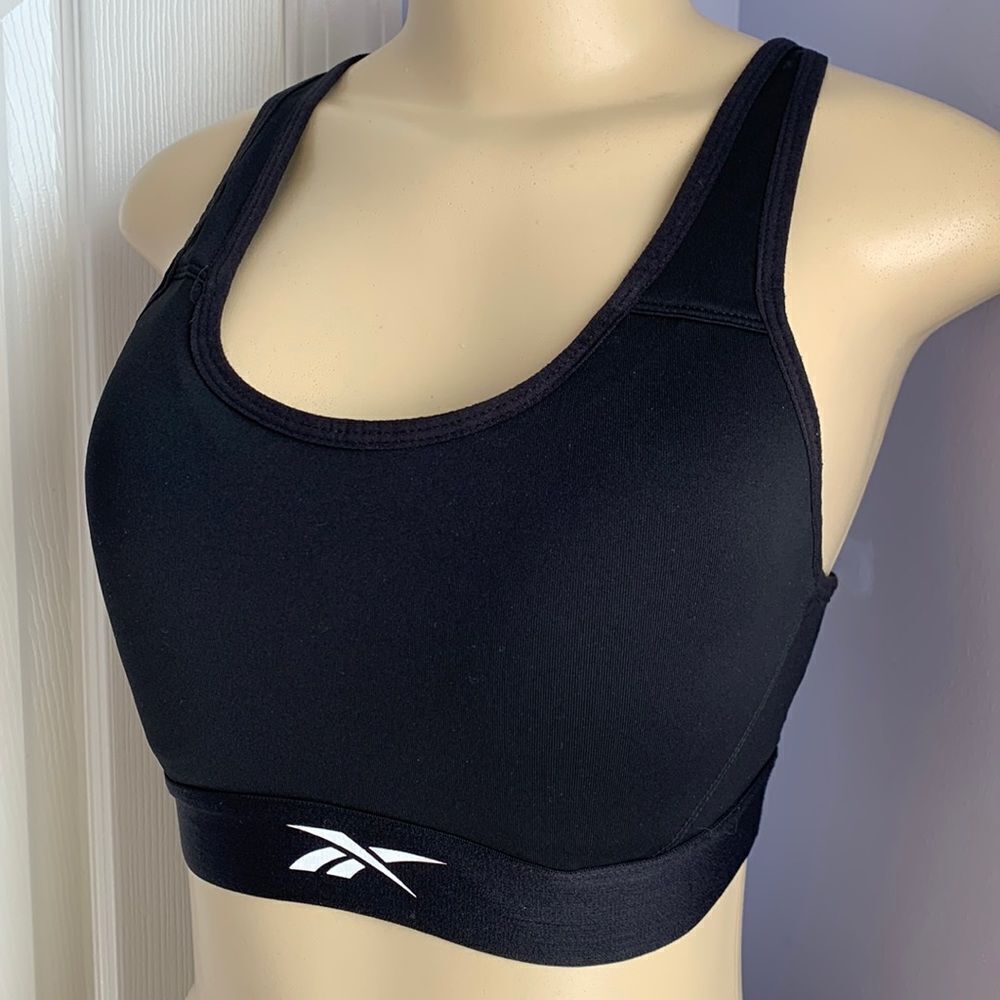 Reebok Wire free Lined Sports Bra S Black